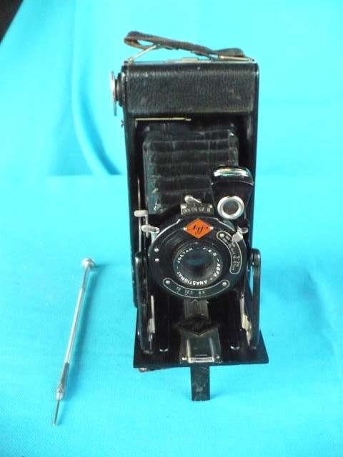 AGFA ANSTIGMAT JGETAR   F:8.8  FOLDING CAMERA