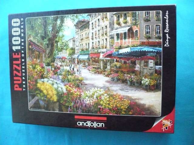 PUZZLE 1000  "PARIS FLOWER MARKET   3106"