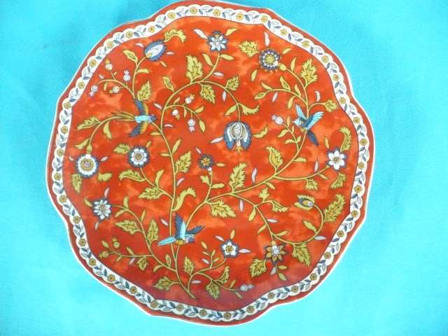 SILK ROAD  "TAKAHASHI" CHINTZ PLATE