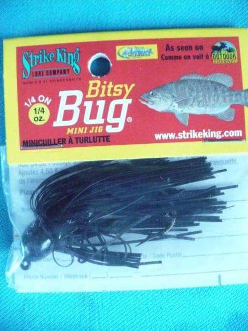 LURE STRIKE KING BITSY BUG MINI JIG 1/4 OZ