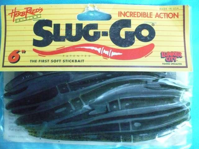 HERB REED'S SLUG-GO 6' RUSTY MELON LURES 10 PACK
