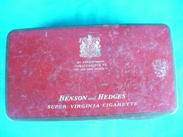 VINTAGE BENSON AND HEDGES CIGARETTE  TIN
