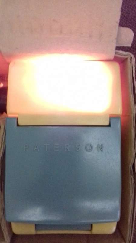 VINTAGE PATERSON CONTACT PRINTER & SAFELIGHT