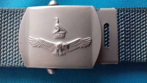 ZIMBABWE  AIRFORCE BELT WITH BUCKLE