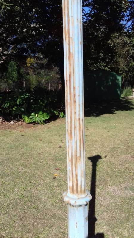 RARE  VICTORIAN CAST IRON POLE/LAMP POST  'DORIC STYLE"