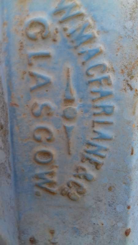 RARE  VICTORIAN CAST IRON POLE/LAMP POST  'DORIC STYLE"