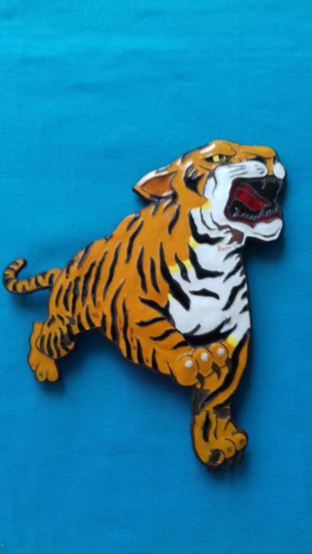 VINTAGE     LEYLAND TIGER BADGE FROM A  BUS