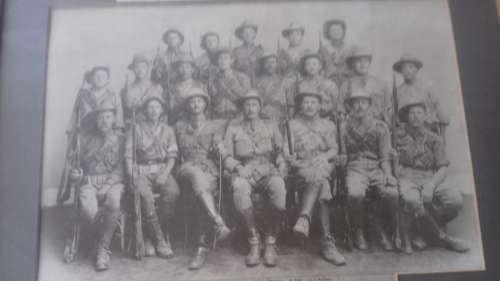 FOUCHE"S  COMMANDO PHOTOGRAPH  1914