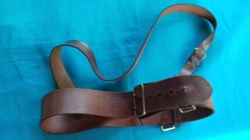 LEATHER SAM BROWNE  2 PIECE