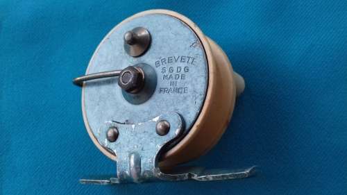 VINTAGE BREVETTE  REEL  MADE IN FRANCE