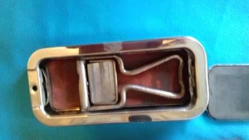ROLLS RAZOR COMPLETE WITH STROP & HONE IN IMITATION CROCODILE SKIN BOX