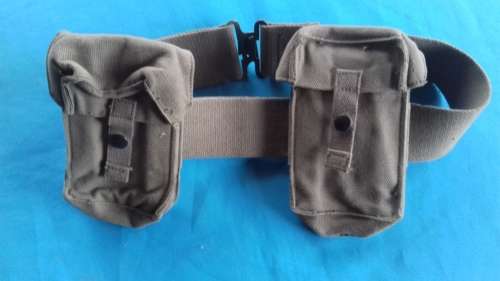SADF WEBBING BELT    118  CM WITH 2 POUCHES