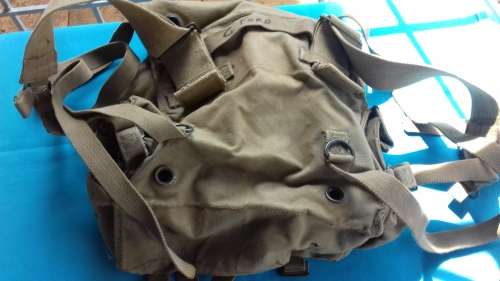 SADF WEBBING  BAG WITH 2 SIDE POUCHES