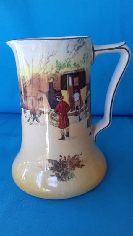 VINTAGE ROYAL DOULTON COACH SCENE JUG