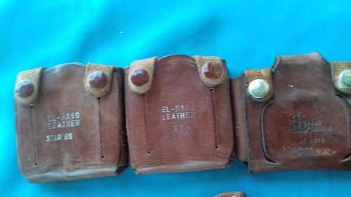 LEATHER HOLSTERS +CARTRIDGE POUCHES