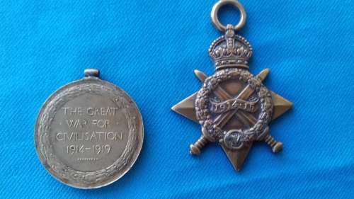 SET OF 2 MEDALS WW1