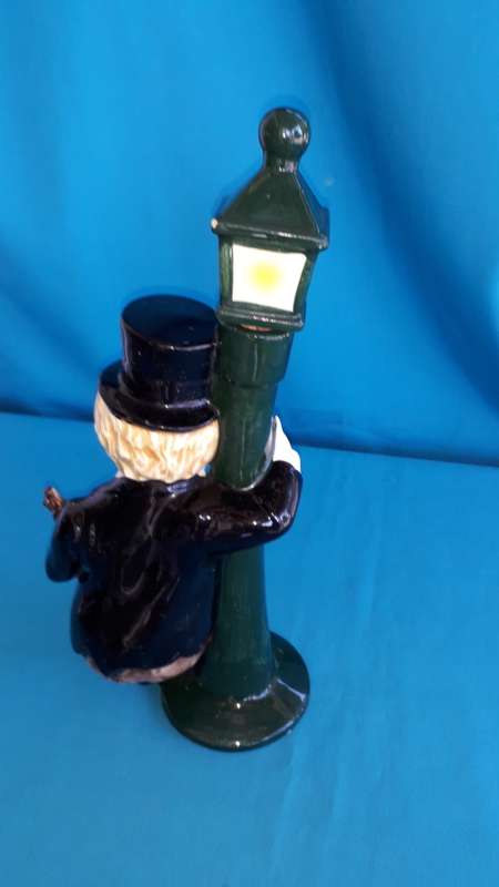 NOVELTY  VINTAGE " DRUNK HOBO" LIQUOR DECANTER