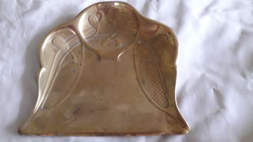 VINTAGE BRASS  CRUMB TRAY