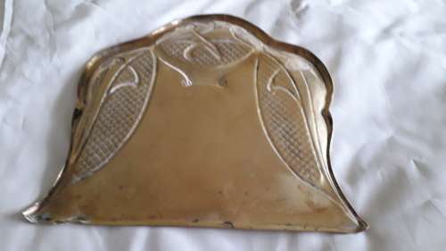 VINTAGE BRASS  CRUMB TRAY