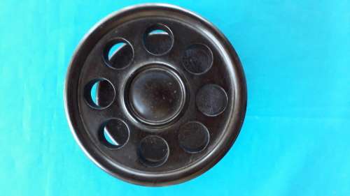 VINTAGE  WOODEN PIPE STAND   HOLDS   8