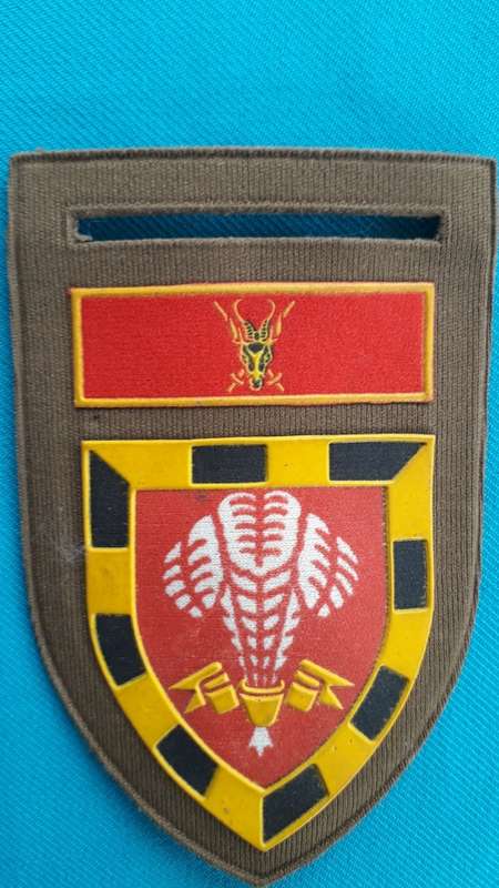 SADF   '1 SA INFANTRY BATTALION '  TUPPER WARE FLASH