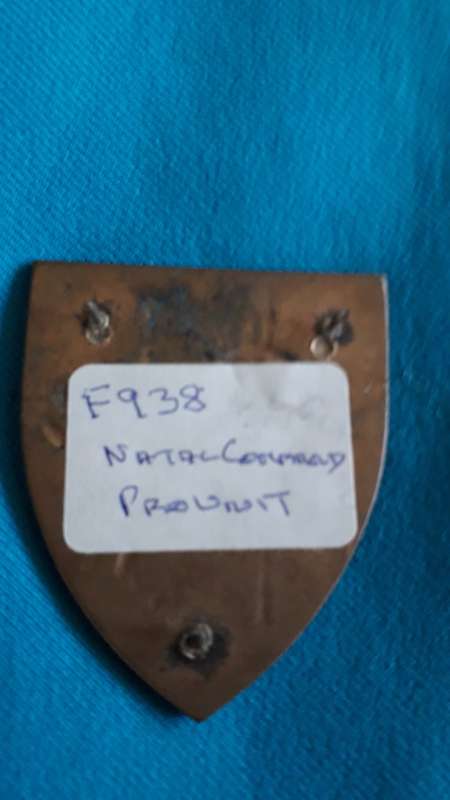 SADF  'NATAL COMMAND PRO  UNIT'  METAL  FLASH