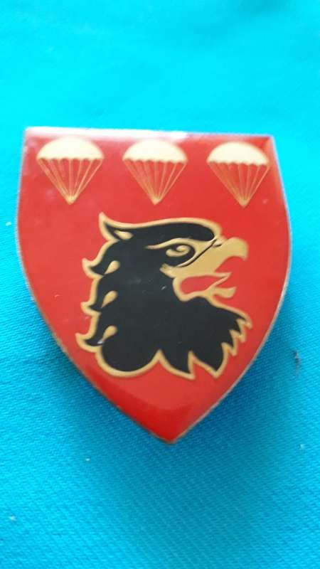 SADF  METAL FLASH  ' 3 PARACHUTE BATTALION' 3 PINS