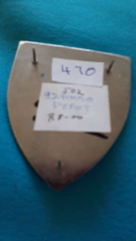 SADF    SHOULDER   FLASH    ' 92 AMMO DEPOT '  3 PINS