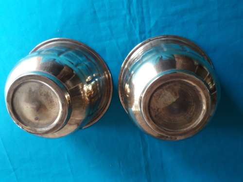 PAIR VINTAGE BRASS  PLANTERS :