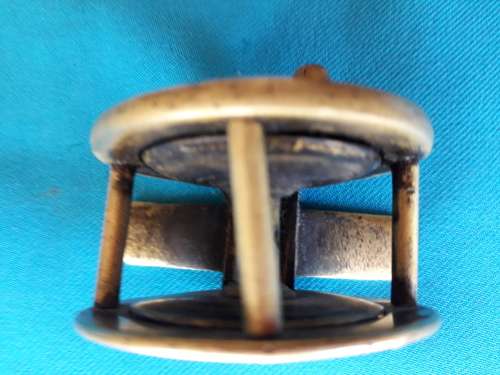 VINTAGE    BRASS FLY FISHING REEL   DIA  5 CM
