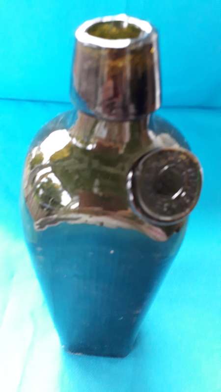 VINTAGE  ' SA SCHIEDAM' GIN BOTTLE BOTTLE