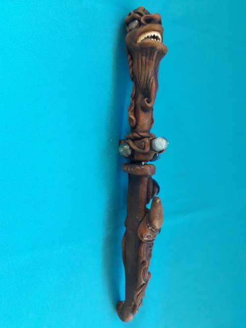 VINTAGE BRAZILIAN CRAFTED DAGGER IN SHEATH