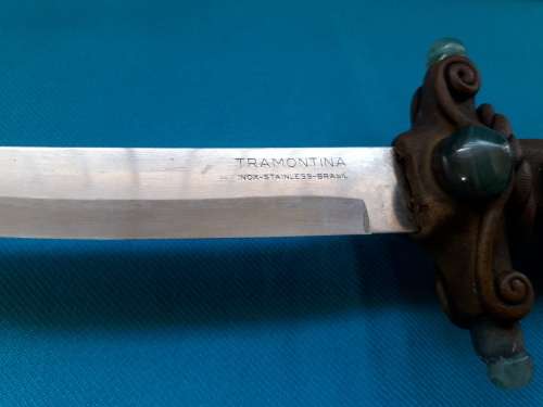 VINTAGE BRAZILIAN CRAFTED DAGGER IN SHEATH
