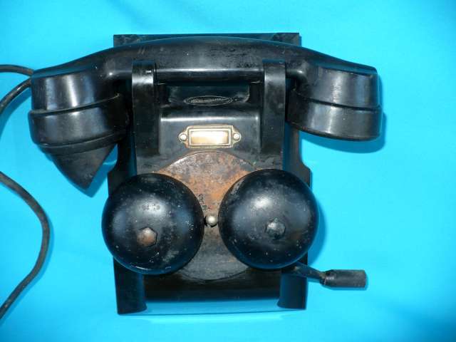 OLD ERICSSON TELEPHONE WITH BELLS