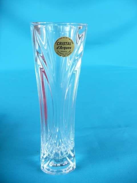 LEAD CRYSTAL D'ARQUES 17 cm VASE 'CHATELET