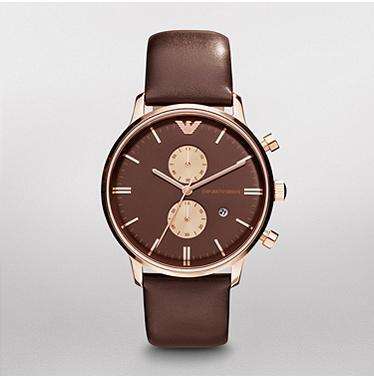 MENS EMPORIO ARMANI CHRONOGRAPH WATCH AR0387 ##BRAND NEW##