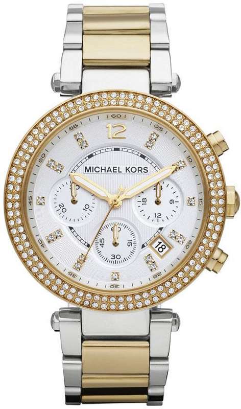 LADIES MICHAEL KORS PARKER GLITZ TWO TONE WATCH MK5626 ##BRAND NEW##