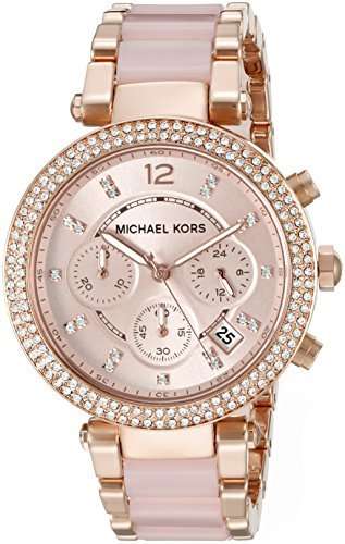 LADIES MICHAEL KORS PARKER BLUSH WATCH MK5896 ##BRAND NEW##
