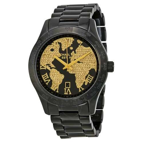 LADIES MICHAEL KORS LAYTON CRYSTAL PAVE WATCH MK6091 ##BRAND NEW##