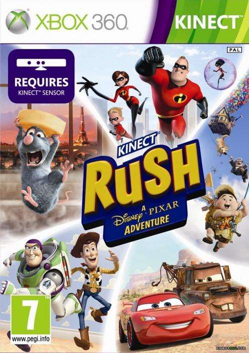KINECT XBOX 360 DISNEY PIXAR RUSH# NEW RELEASE ##BRAND NEW## SEALED