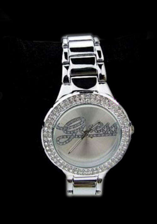 GUESS LADIES SILVER WATCH   ##BRAND NEW##