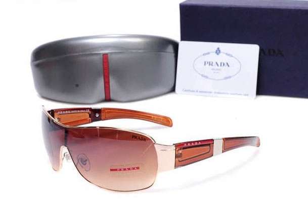 PRADA SUNGLASSES BROWN  ##BRAND NEW##
