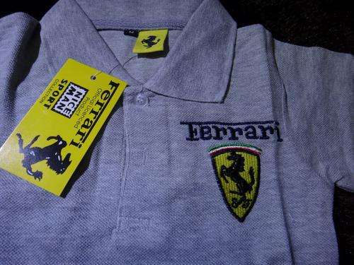 BOYS ORIGINAL FERRARI COLLAR SHIRT AGE 3-4  ##BRAND NEW##