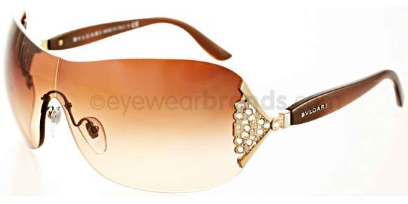 ORIGINAL BVLGARI LADIES SUNGLASSES IN BOX BROWN  ##BRAND NEW##