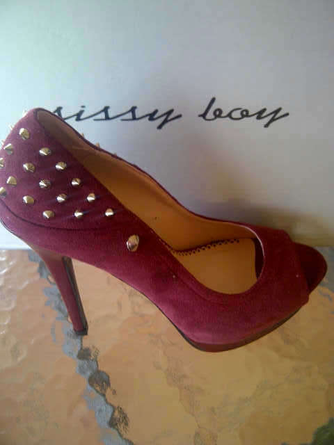 SISSY BOY PLATFORM PEEP TOE HEELS ## BRAND NEW ##