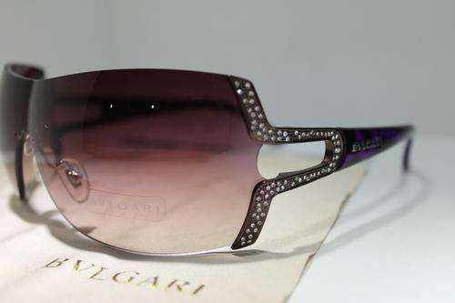 ORIGINAL BVLGARI LADIES SUNGLASSES IN BOX 6038B PURPLE  ##BRAND NEW##