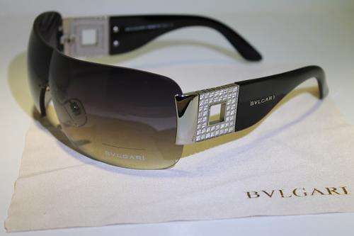 ORIGINAL BVLGARI LADIES SUNGLASSES IN BOX BLACK 8019B  ##BRAND NEW##