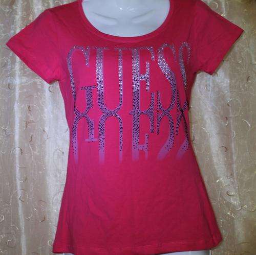LADIES ORIGINAL GORGEOUS GUESS TOP PINK X-SMALL ##BRAND NEW##