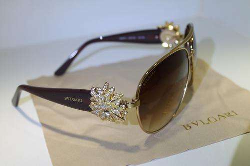 ORIGINAL BVLGARI LADIES SUNGLASSES IN BOX BROWN BV6070  ##BRAND NEW##