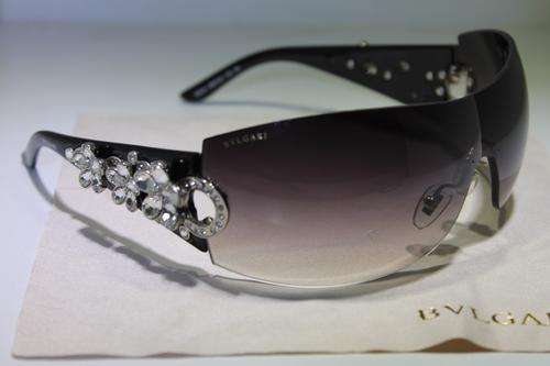 ORIGINAL BVLGARI LADIES SUNGLASSES IN BOX BLACK BV652B ##BRAND NEW##